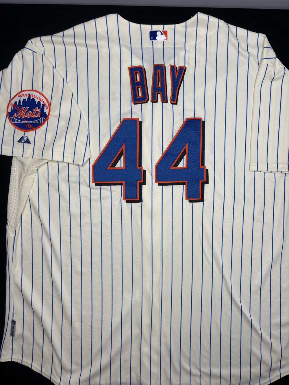 New York Mets Jason Bay Majestic Baseball Jersey Size: 60